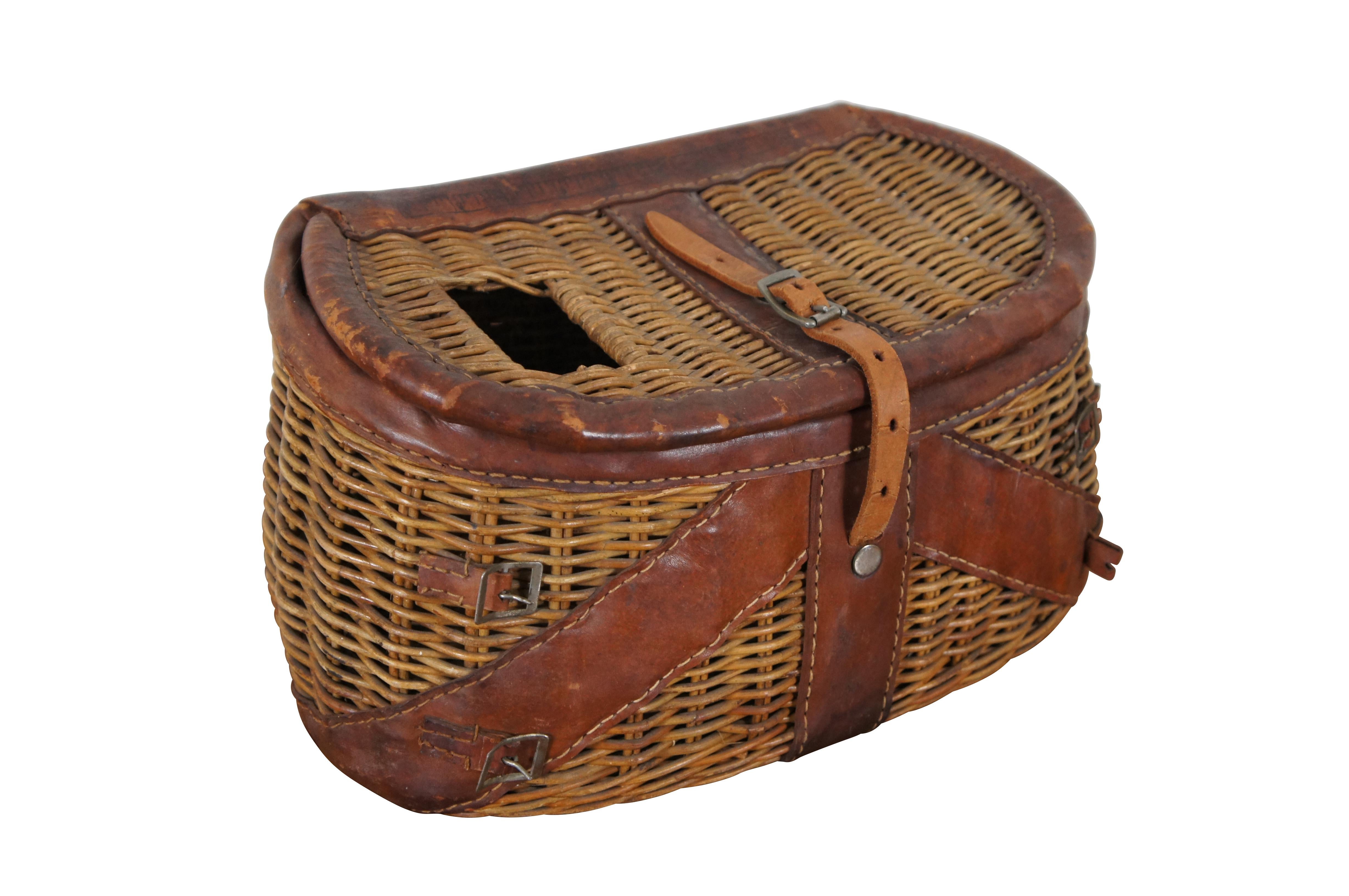 vintage fishing baskets