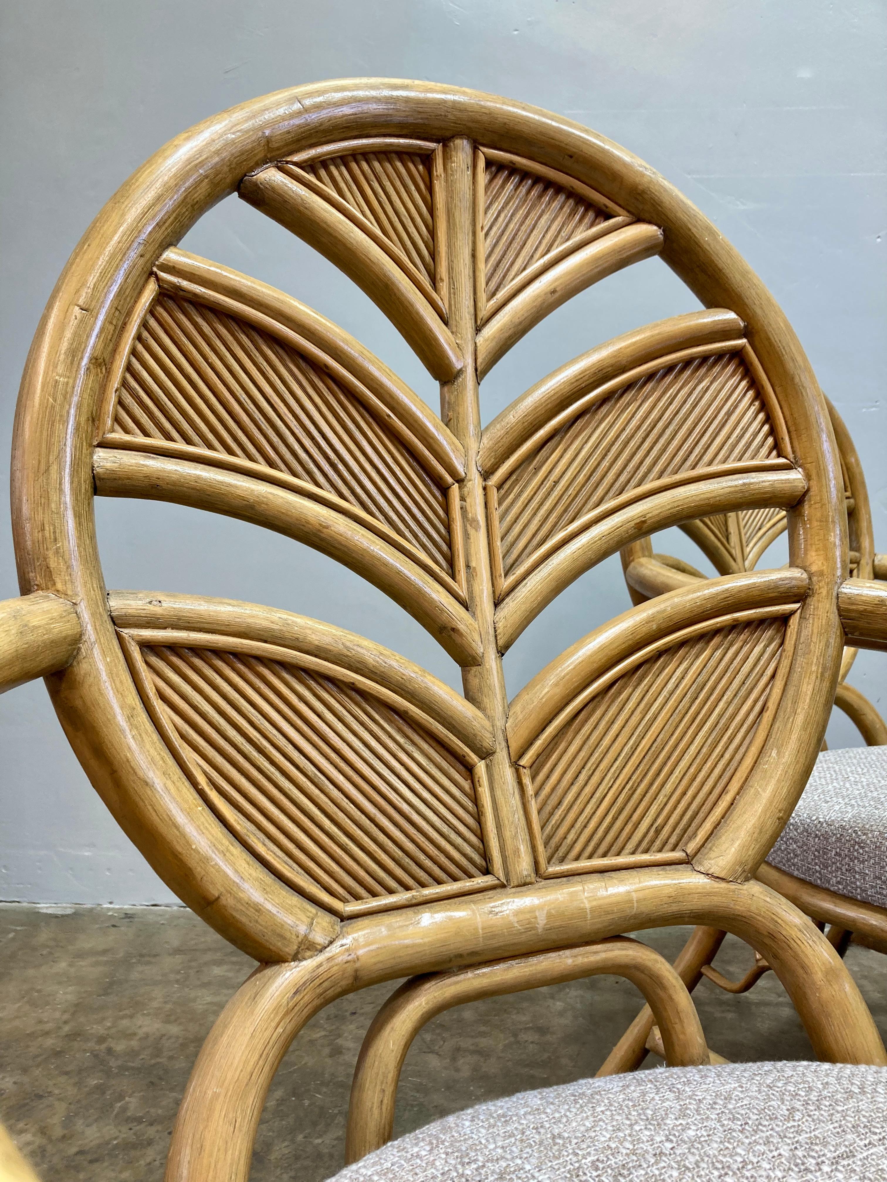 Ensemble de salle à manger Vintage Split Reed en vente 1