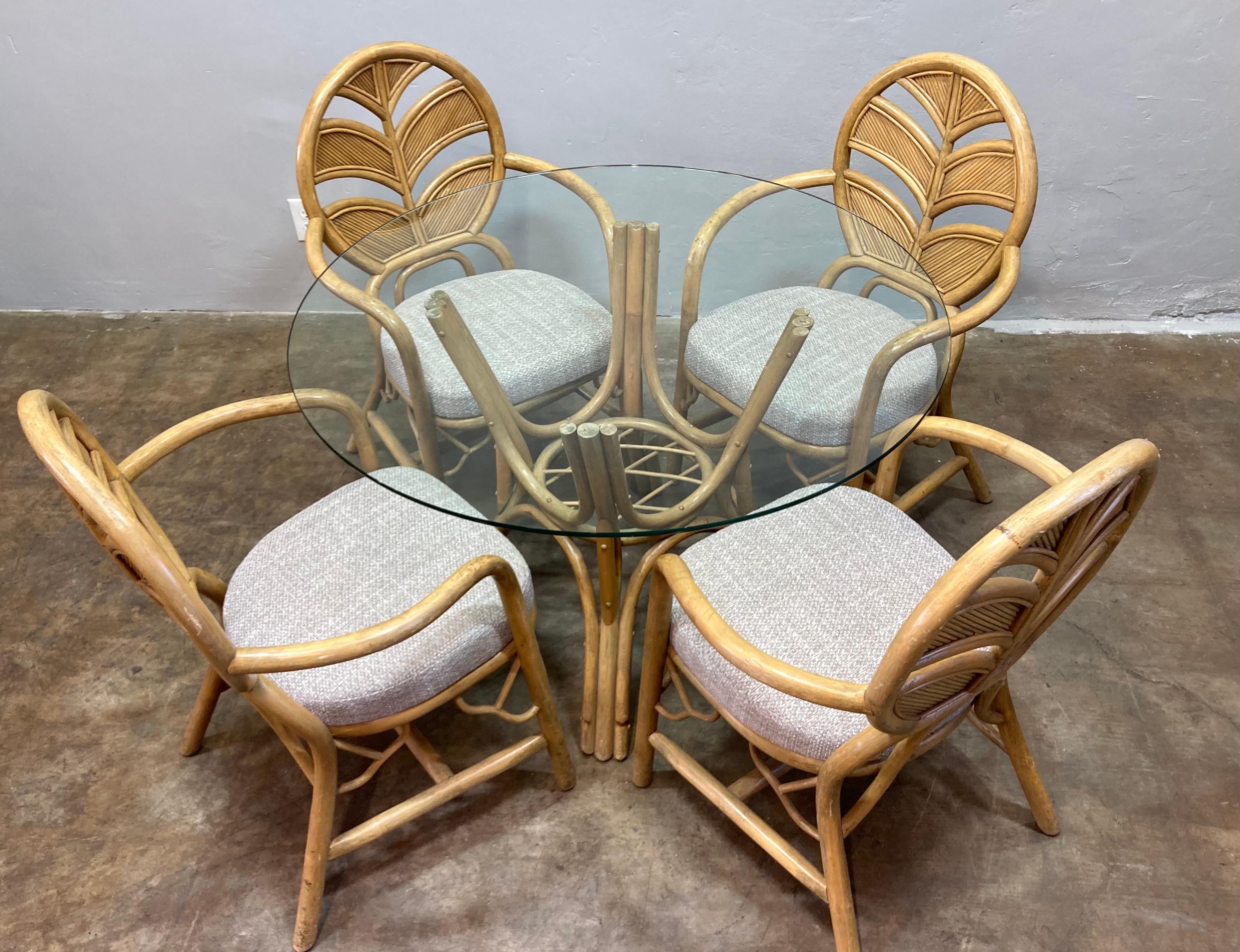 Ensemble de salle à manger Vintage Split Reed en vente 3