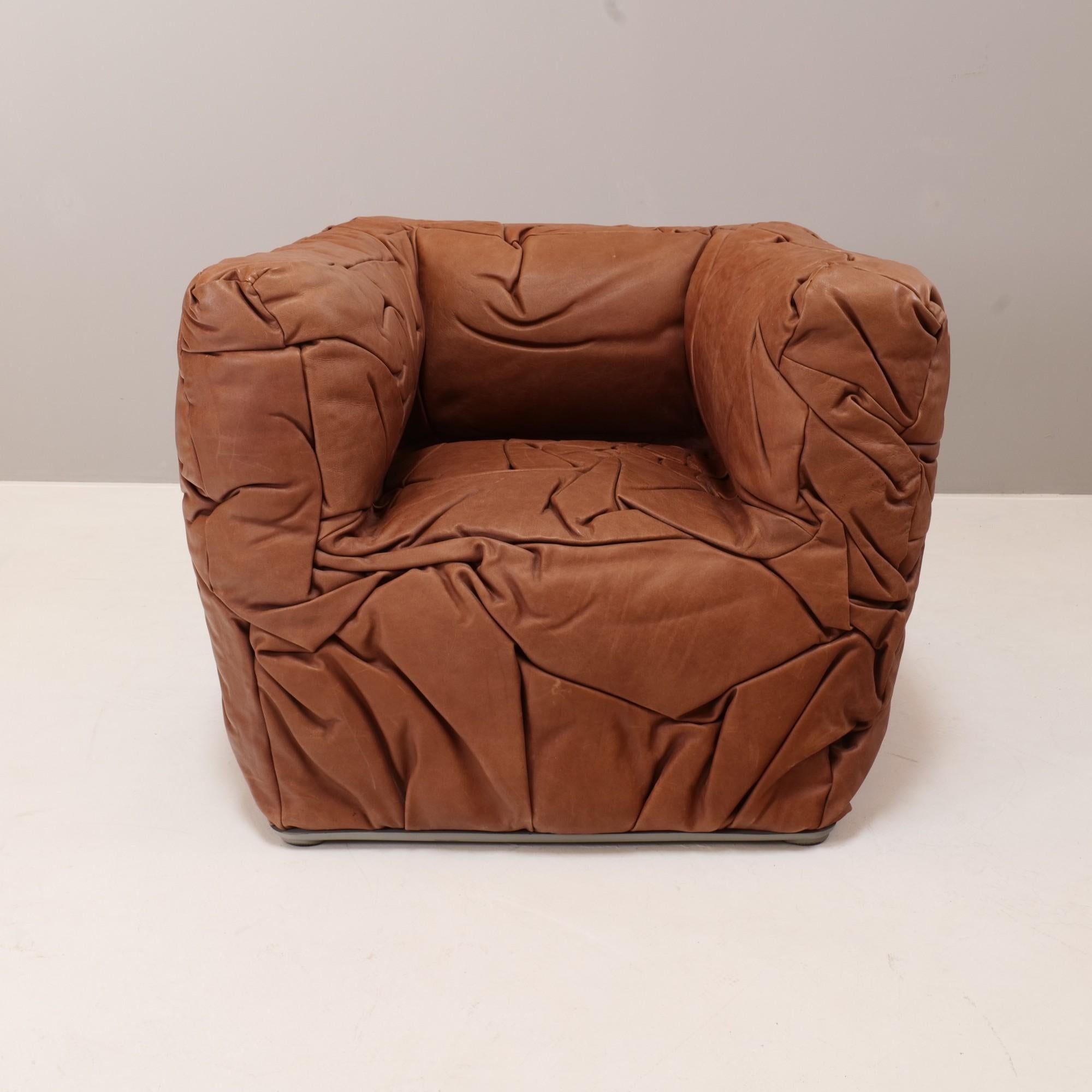 Italian leather club chair by Peter Traag for Edra - Italy

Maximum comfort, universal and timeless elegance are the basic characteristics of Edra.
Edra was founded in 1987 in Tuscany. Today Edra is known worldwide for the absolute quality of its