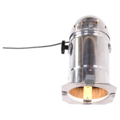 Vintage Spotlight / Theatre Lamp in Polished Aluminium from the 1950s