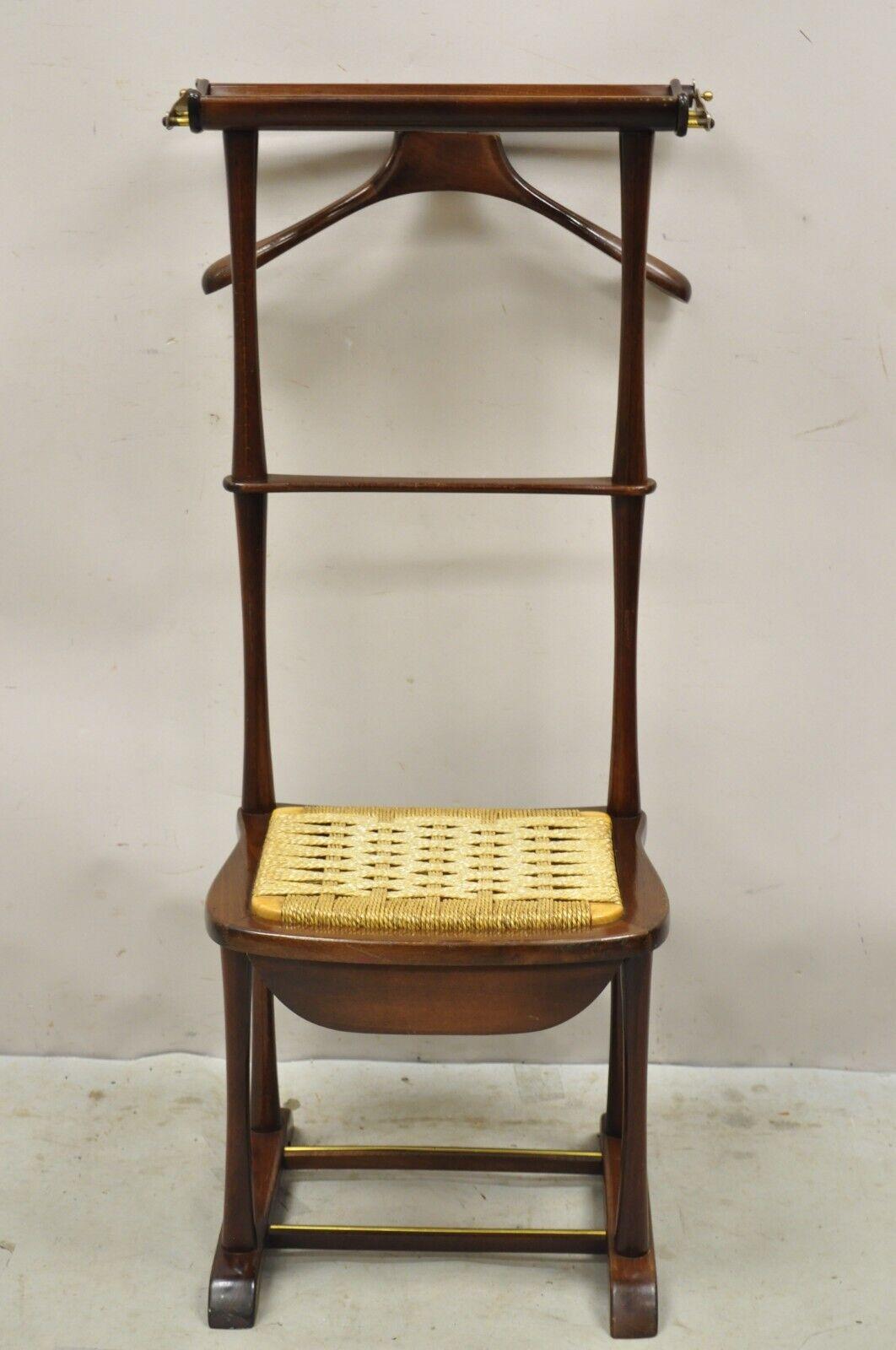 vintage valet stand with seat