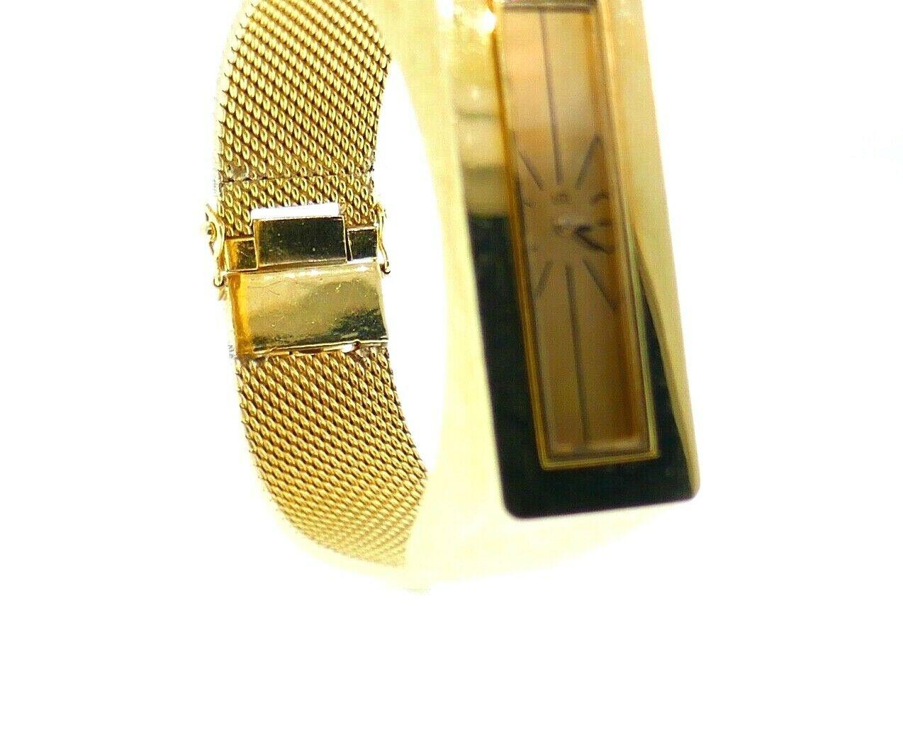 Women's or Men's Vintage Spritzer & Fuhrmann Yellow Gold Wristwatch