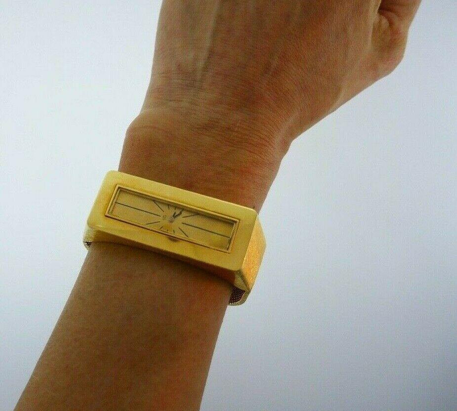 Vintage Spritzer & Fuhrmann Yellow Gold Wristwatch 2