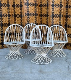 Vintage Spun Fiberglass Chairs by Russell Woodard - Set of Four