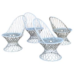 Vintage Spun Fiberglass Chairs by Russell Woodard - Set of Four