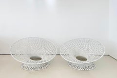 Vintage Spun Fiberglass Lounge Chairs attributed to Russell Woodard, Set of 2
