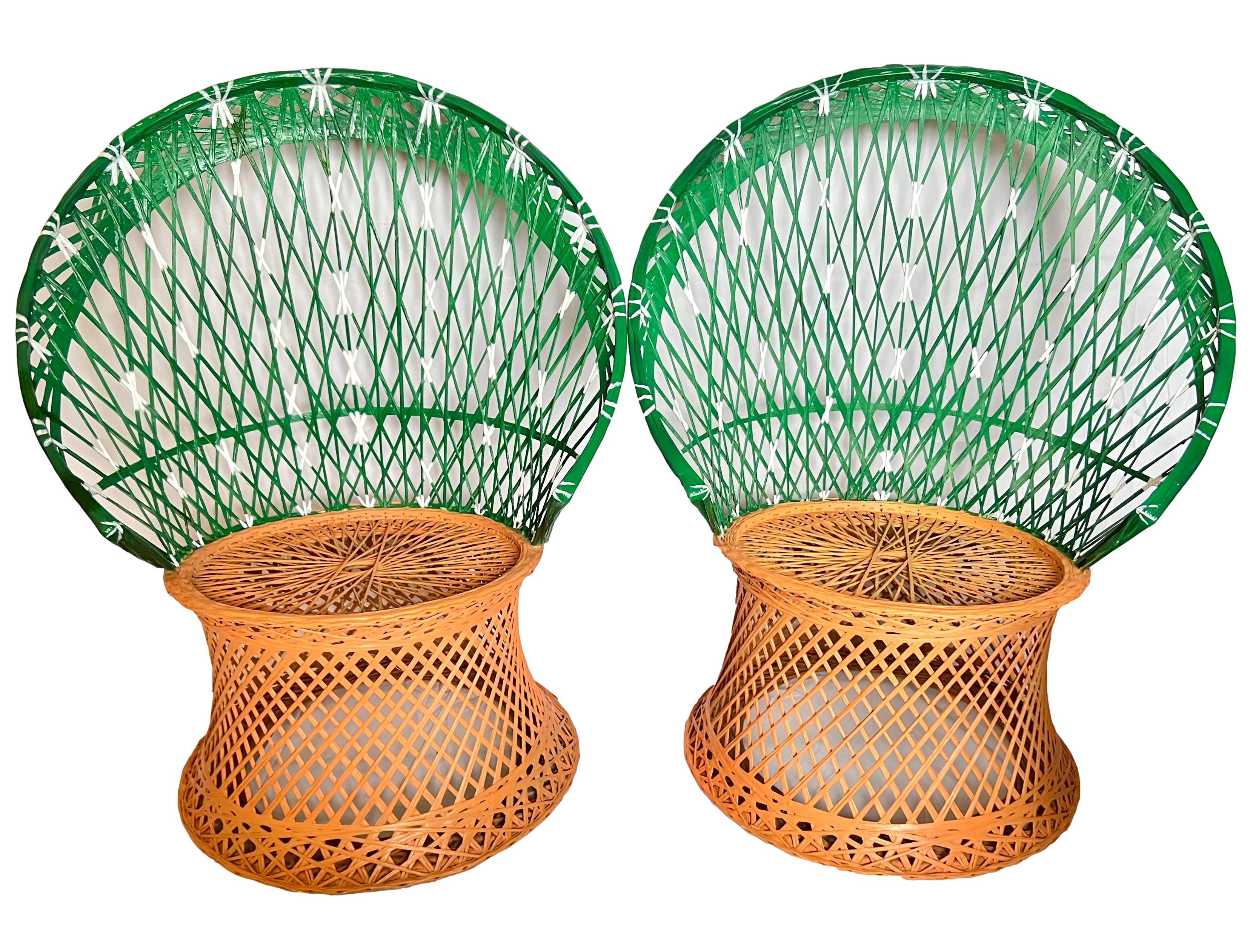 Spun Fiberglass Potted Cactus Chairs, a Pair 1