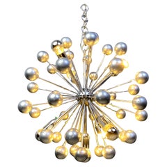 Vintage sputnik chandelier, 1960s