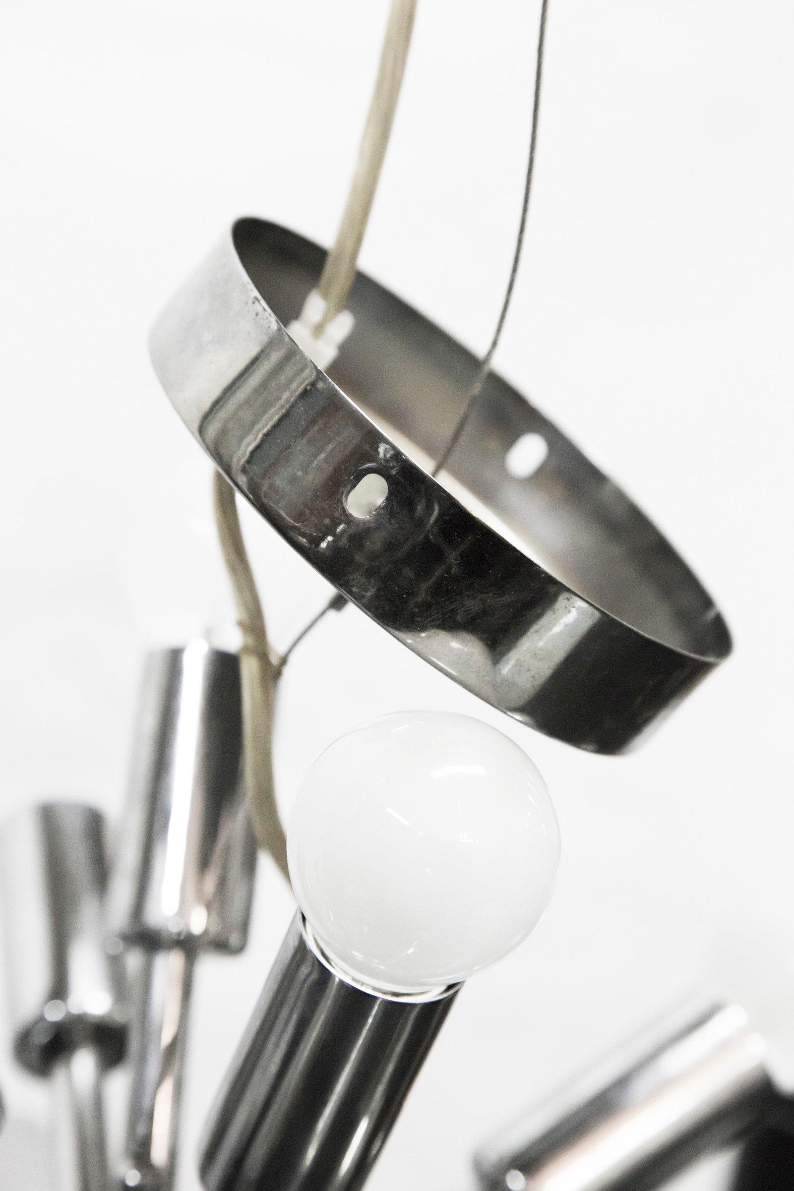 Mid-20th Century Vintage Sputnik Chandelier
