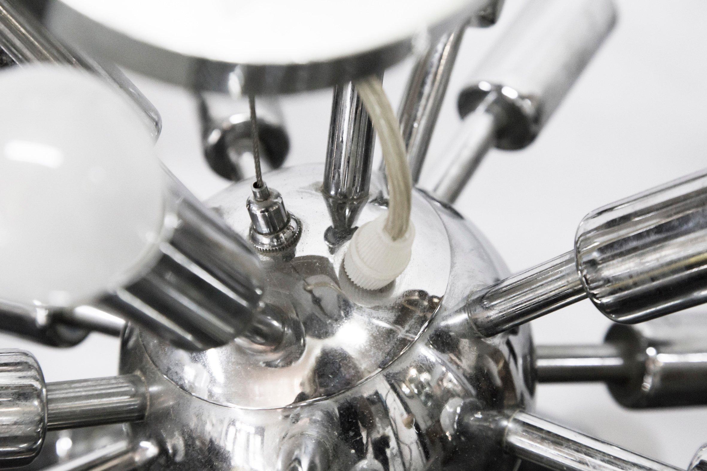 Chrome Vintage Sputnik Chandelier