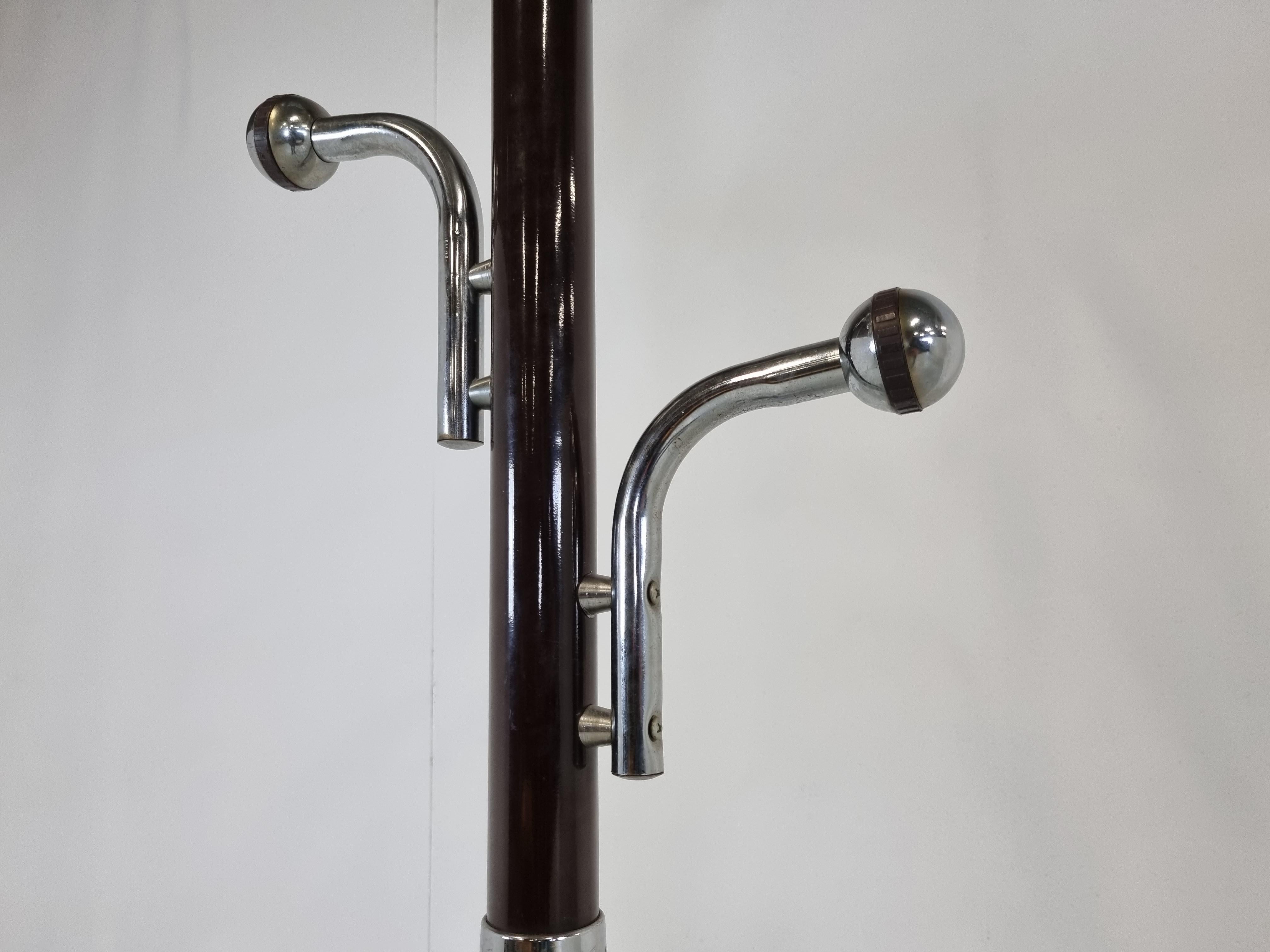 Chrome Vintage Sputnik Coat Stand, 1960s