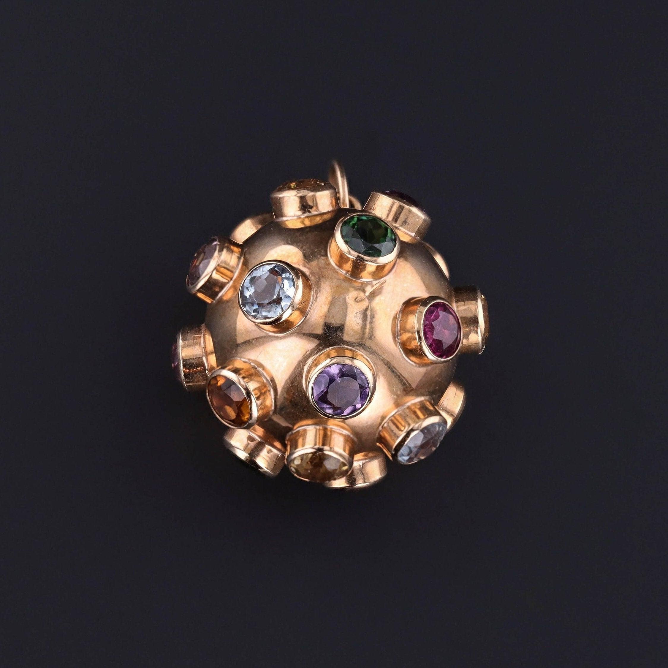 Ciondolo Sputnik d'epoca in oro 18 carati In condizioni buone in vendita a Lewisburg, PA