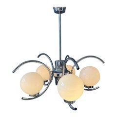 Vintage Sputnik Space Age Chandelier Pendant Light, Mid Century 70s