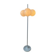 Vintage Sputnik Three Glass Shade Floor Lamp, Mid-Century