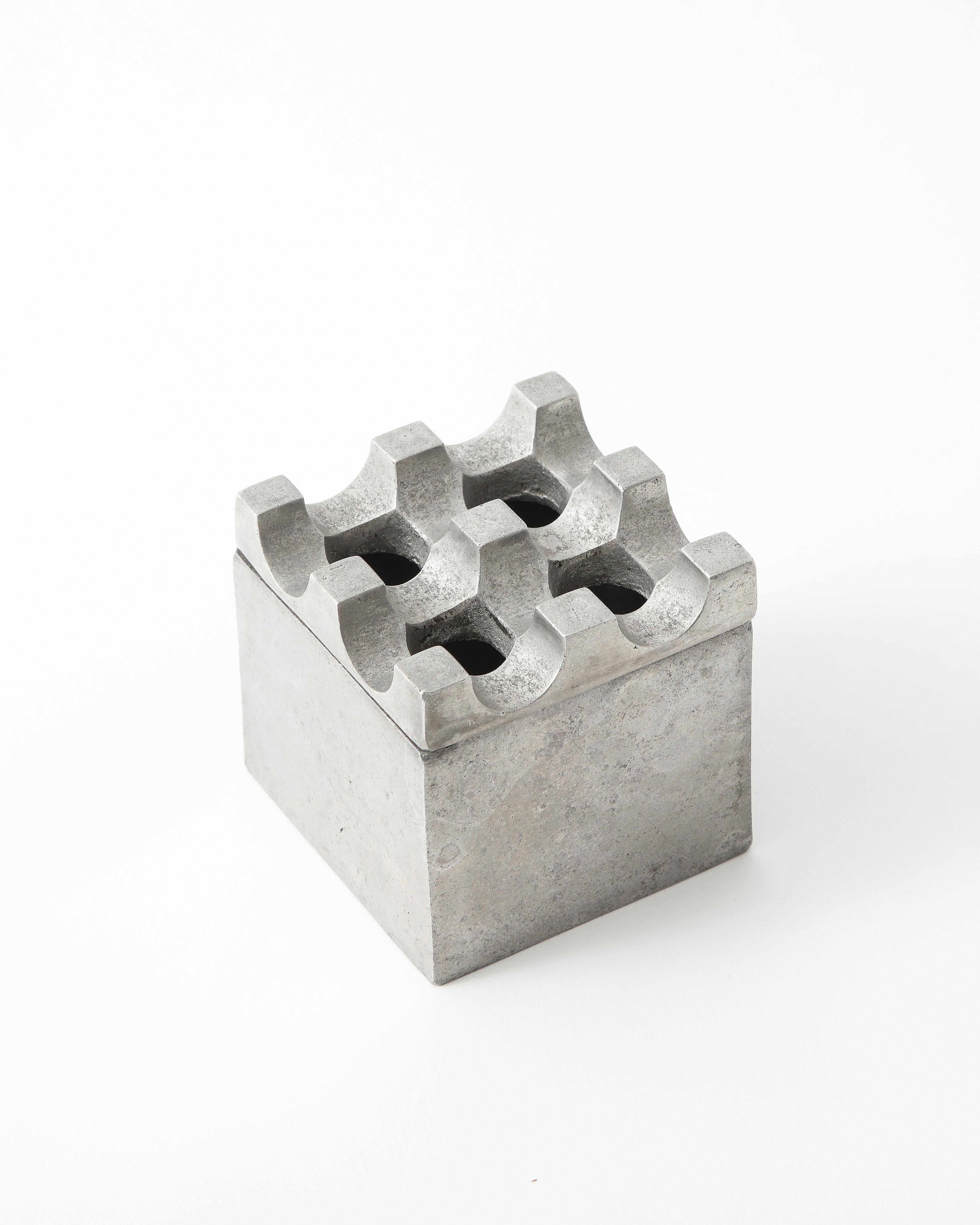 Cenicero de aluminio de Backstrom Holger & Ljungberg Bo, Suecia Años 70 6