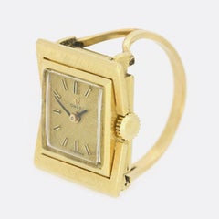 Vintage Square Omega Watch Ring