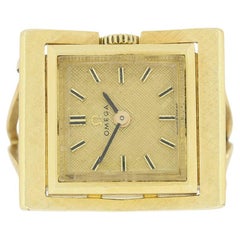 Vintage Square Omega Watch Ring