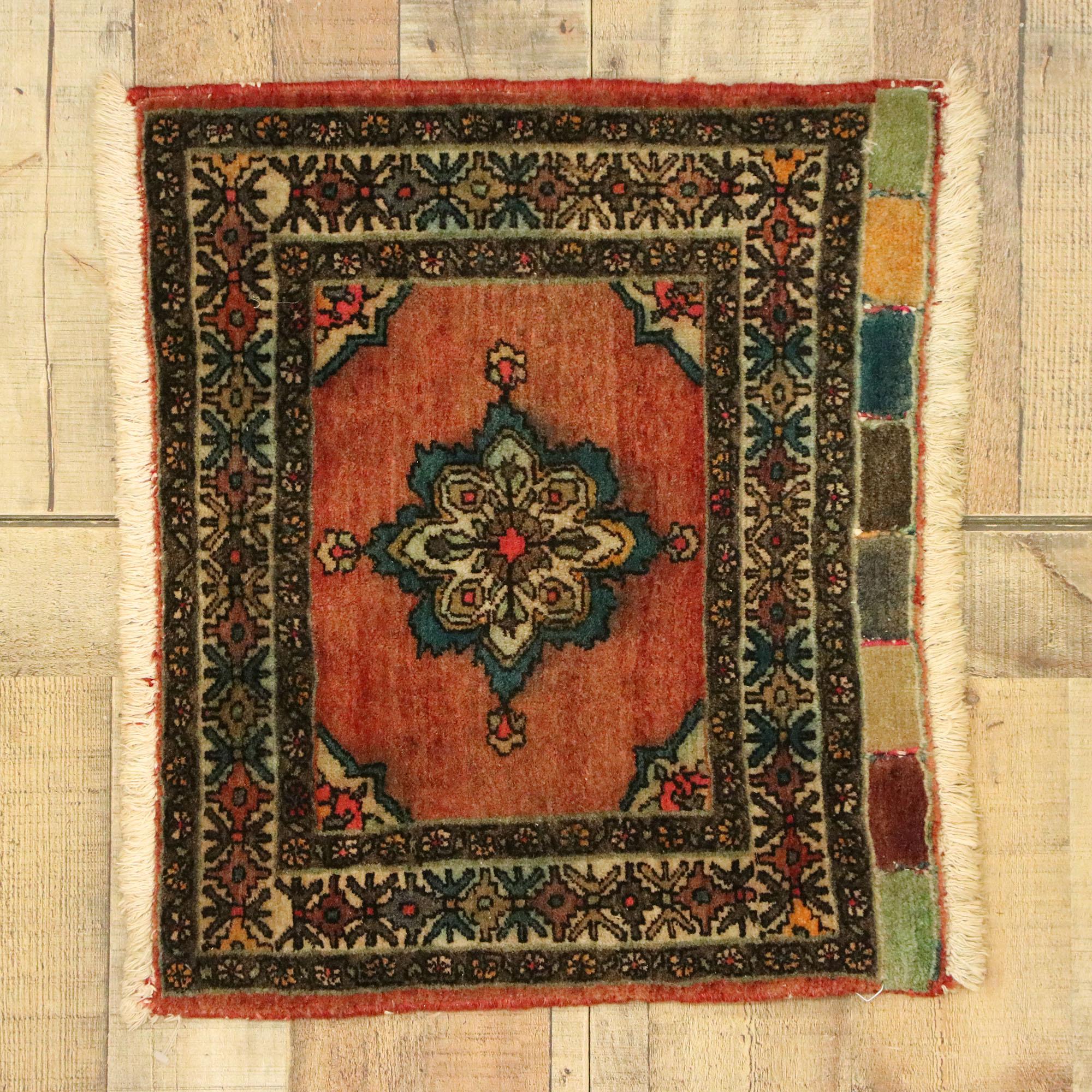 Laine Tapis persan Khorassan vintage en vente