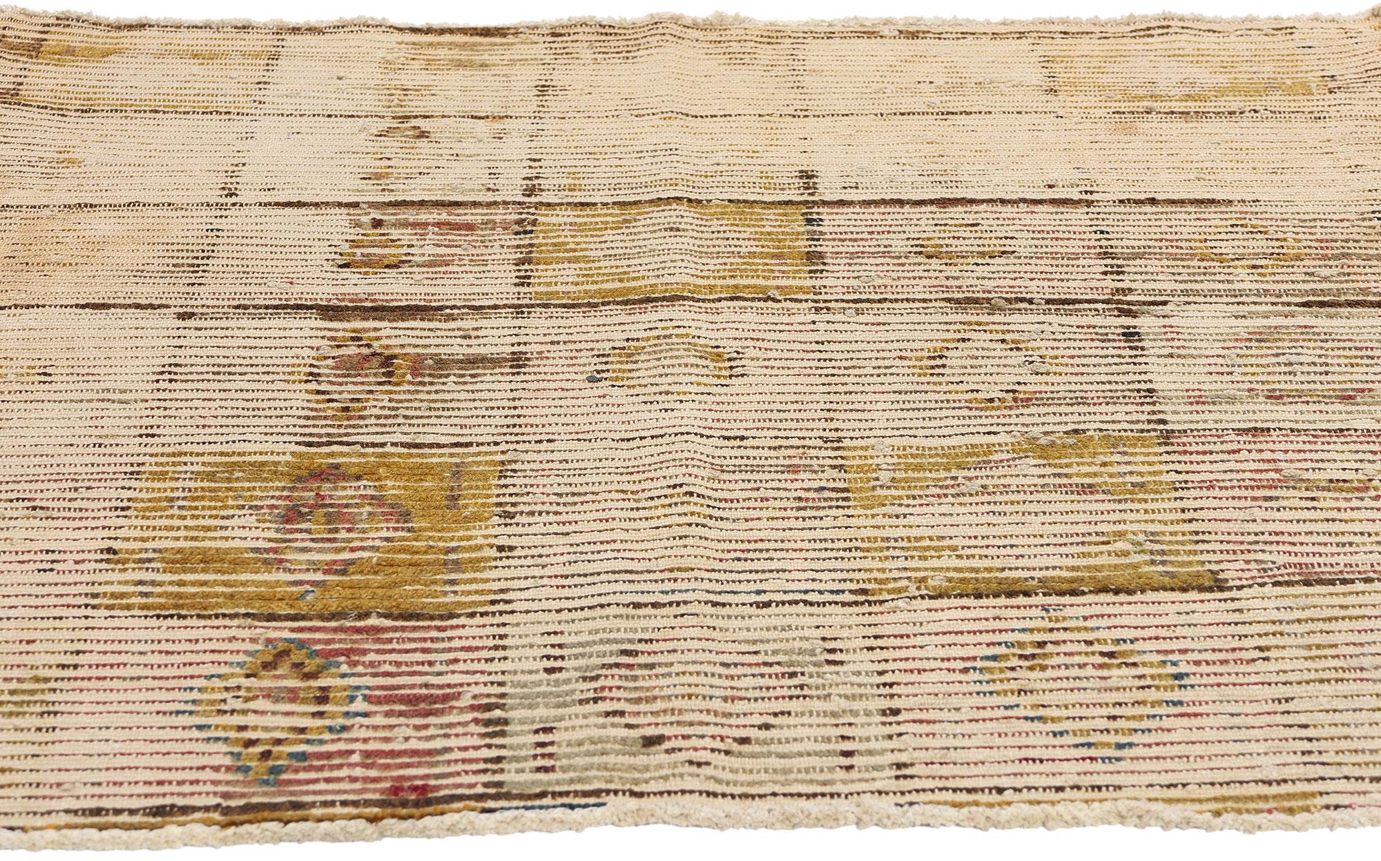 Viereckiger persischer Lori-Teppich (Moderne der Mitte des Jahrhunderts) im Angebot