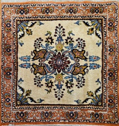 Bakhtiari persiano vintage di dimensioni quadrate