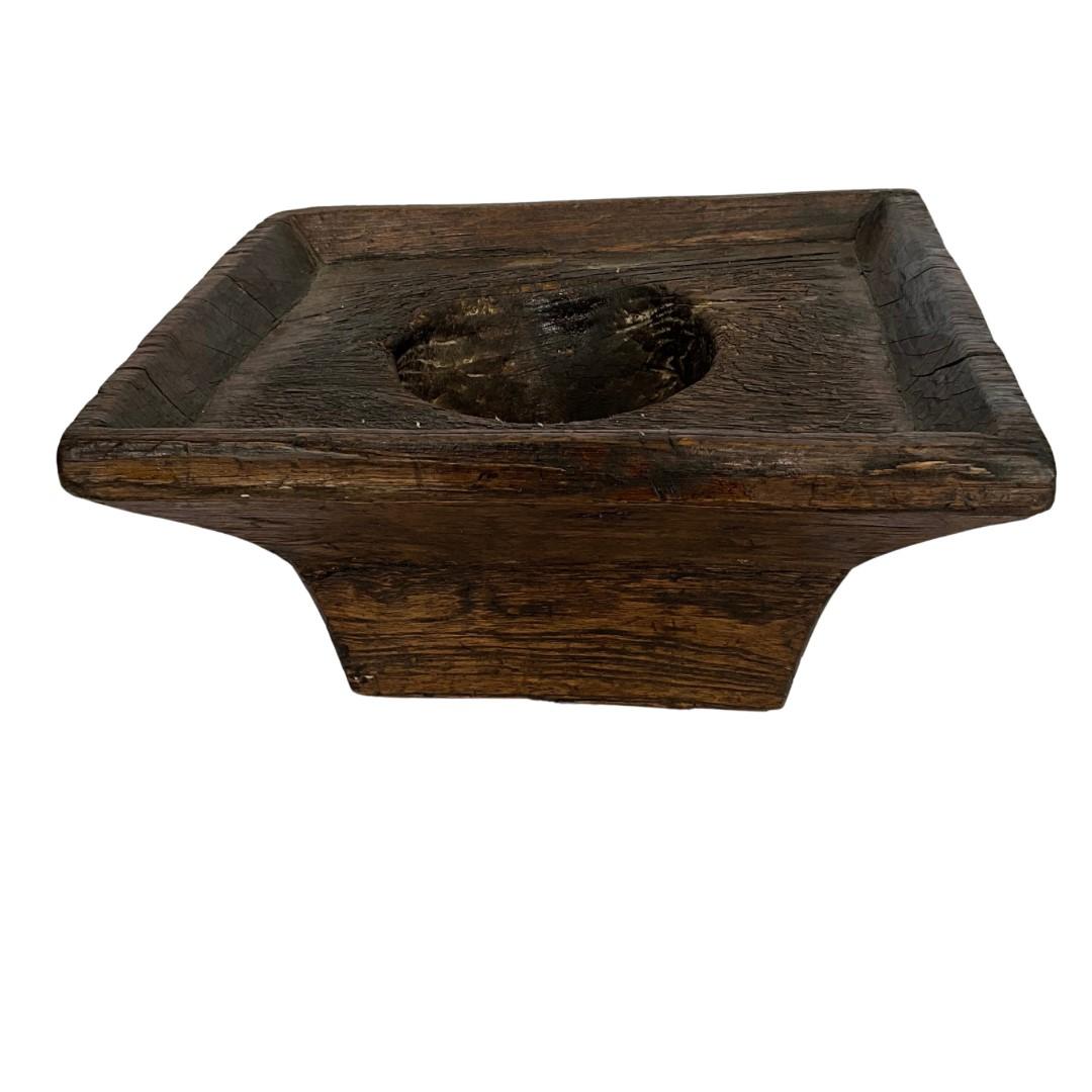 Unknown Vintage Square Wood Planter For Sale
