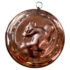 Vintage Squirrel Copper Mould
