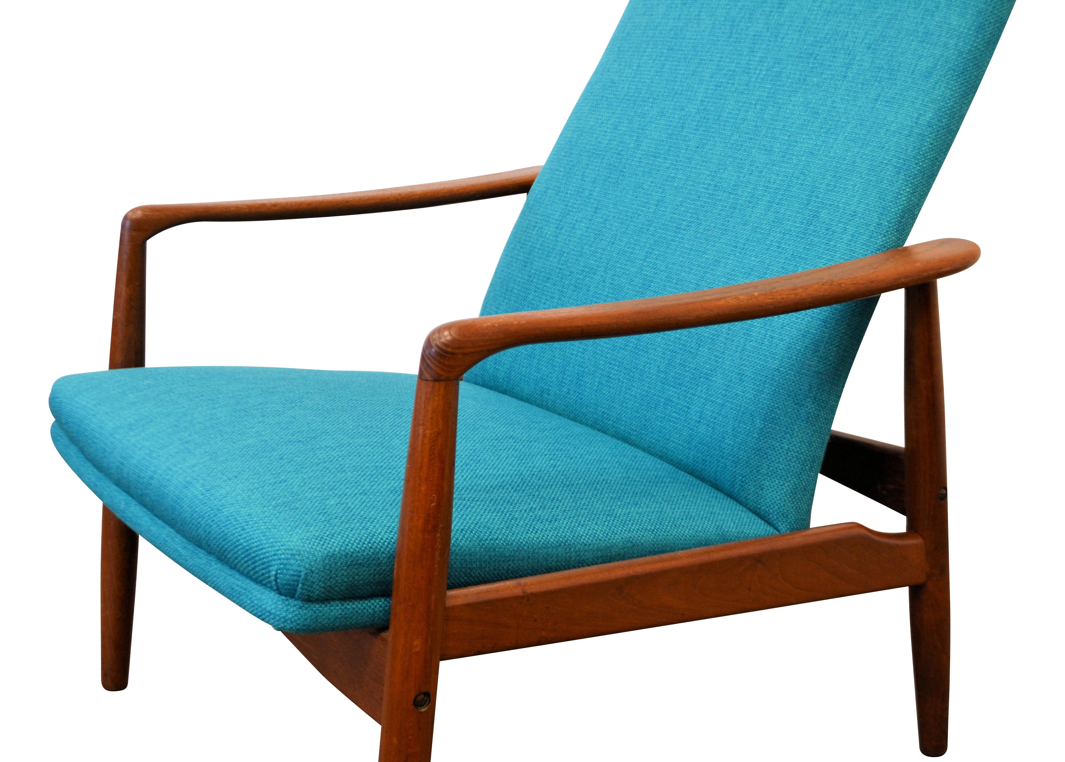 Vintage Søren Ladefoged Teak Lounge Chair In Good Condition For Sale In Panningen, NL