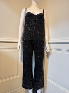 Vintage SS 2000 Dolce & Gabbana Beaded & Sequined Two-Piece Ensemble