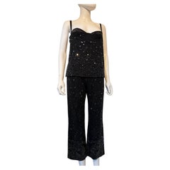 Vintage SS 2000 Dolce & Gabbana Beaded & Sequined Two-Piece Ensemble