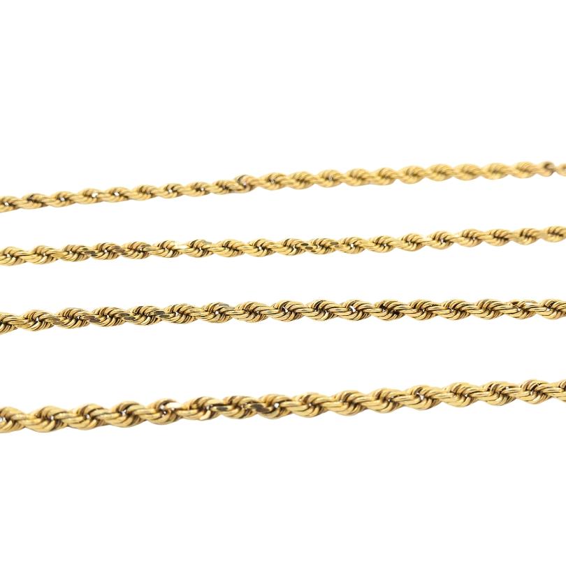 Vintage St. Christopherus-Halskette 14k Gold für Damen oder Herren im Angebot