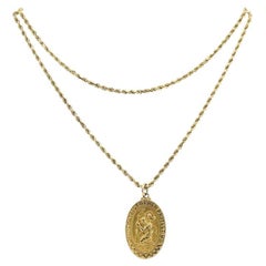 Collar Vintage San Cristóbal Oro 14k