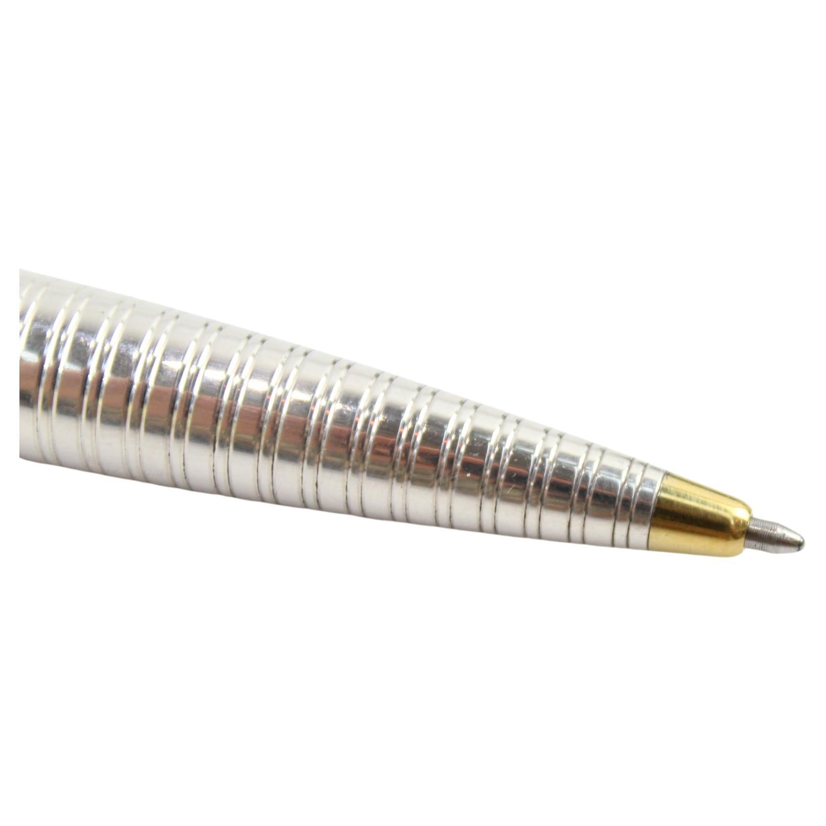 S.T DuPont Fidélio Zweifarbiger gerippter Kugelschreiber mit Originalverpackung im Angebot 7