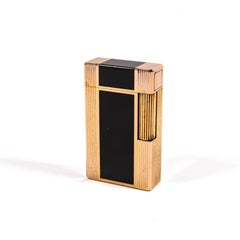 Vintage S.T. DUPONT Ligne 1 BR Regular Lighter Black Lacquered 1980s