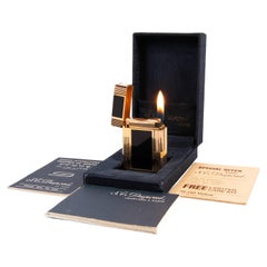 Vintage S.T. DUPONT Ligne 1 BR Small Lighter Laque de Chine in Box 1980s