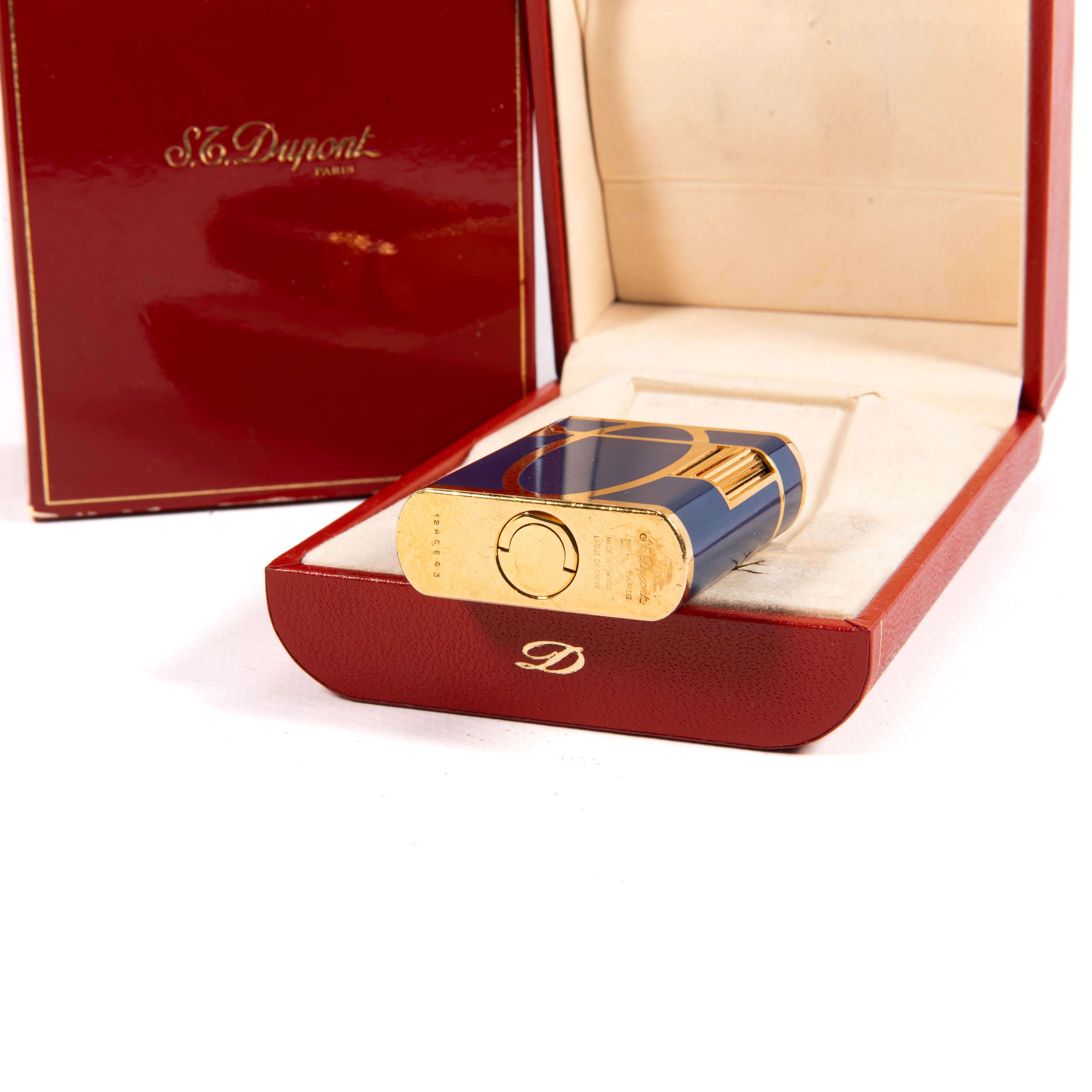 Vintage S.T. DUPONT Soubreny Lighter Laque de Chine in Box 2001 6