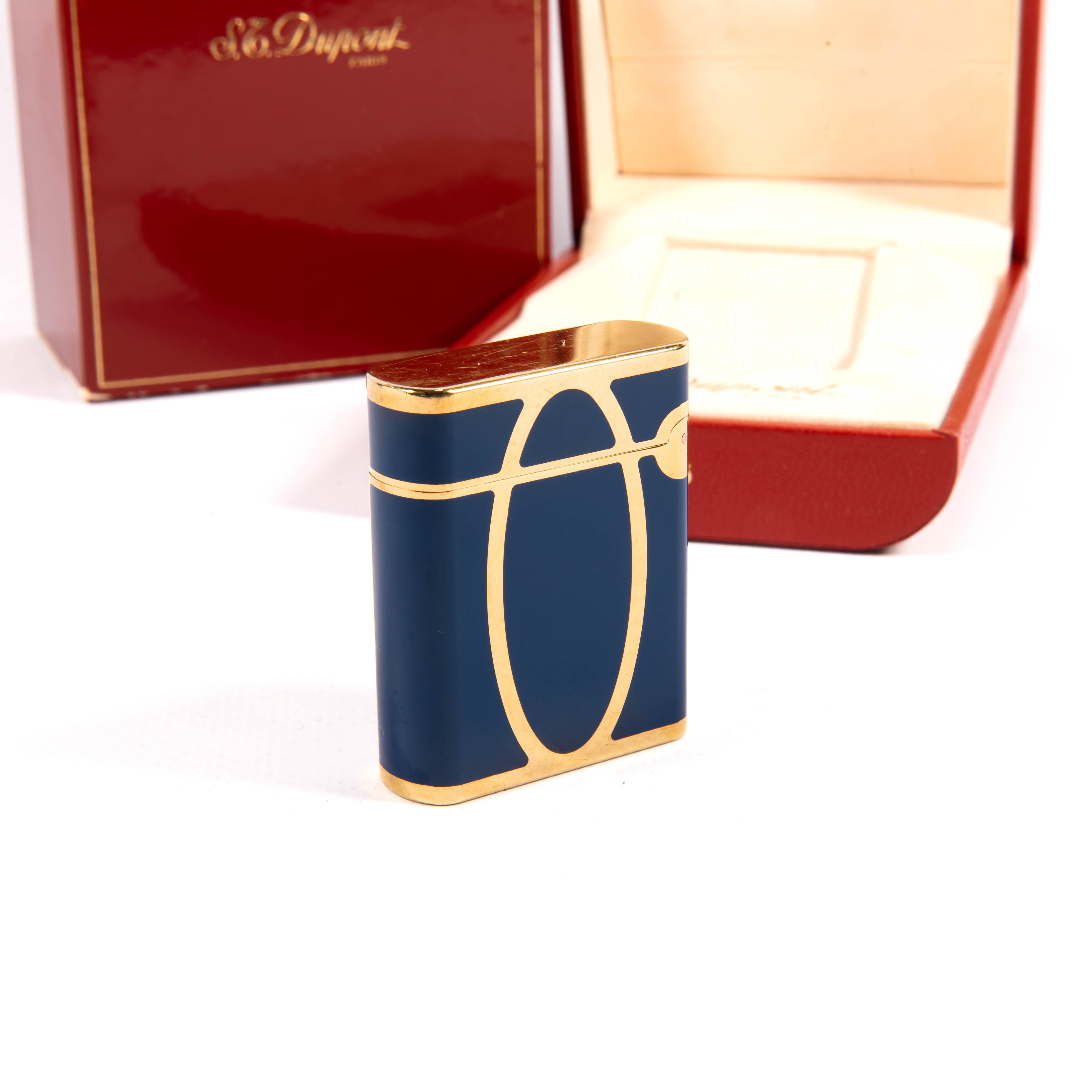 Vintage S.T. DUPONT Soubreny Lighter Laque de Chine in Box 2001 2
