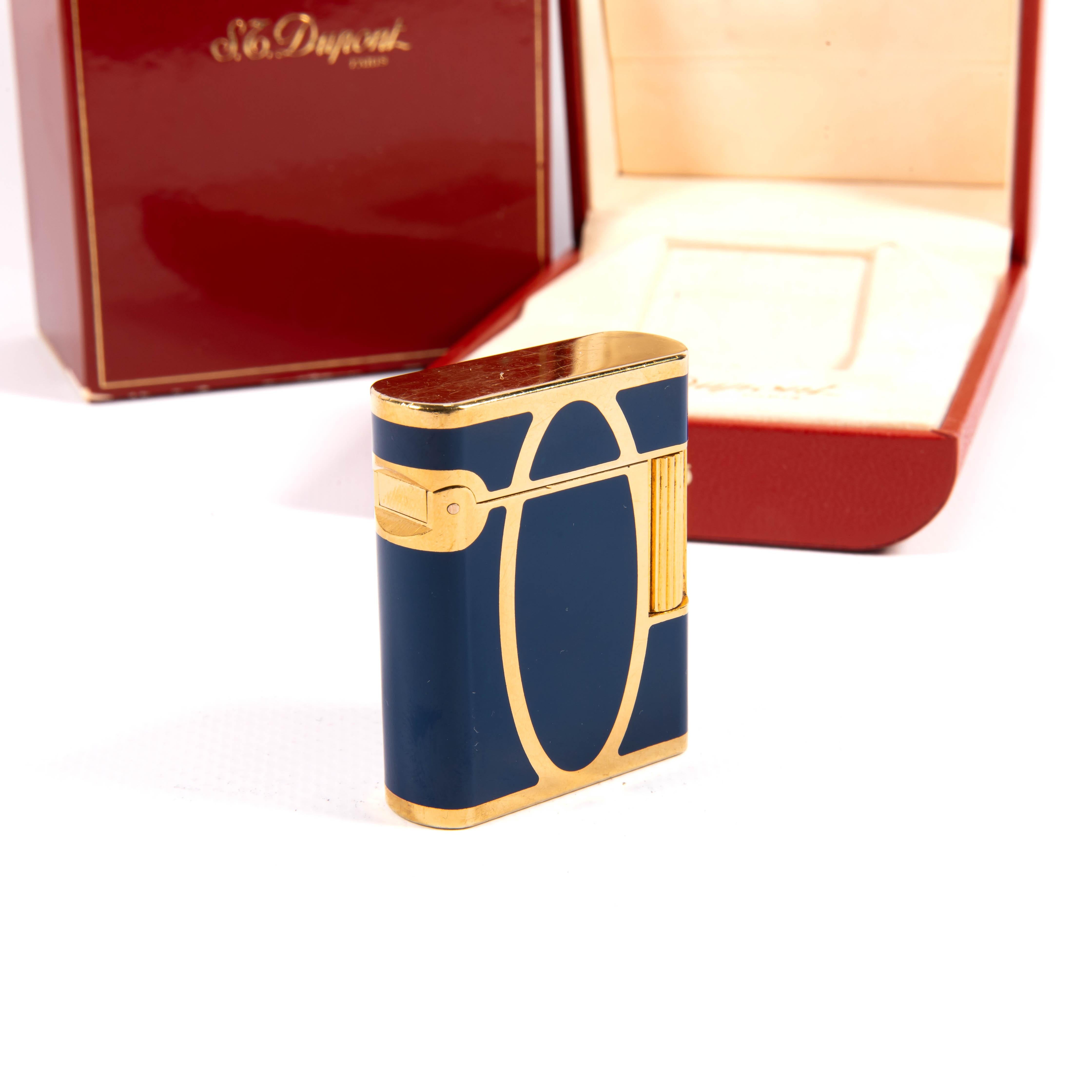 Vintage S.T. DUPONT Soubreny Lighter Laque de Chine in Box 2001 3
