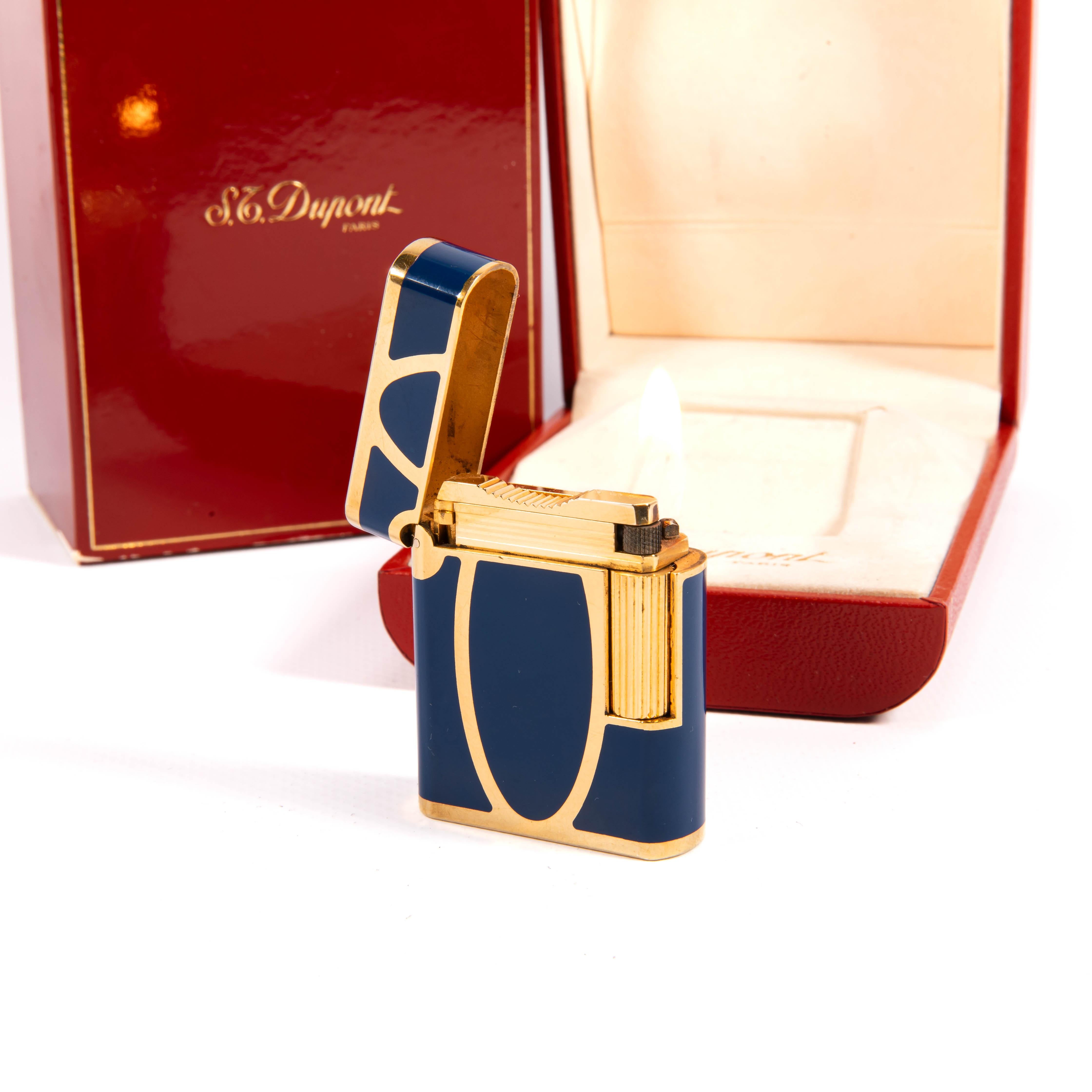 Vintage S.T. DUPONT Soubreny Lighter Laque de Chine in Box 2001 4