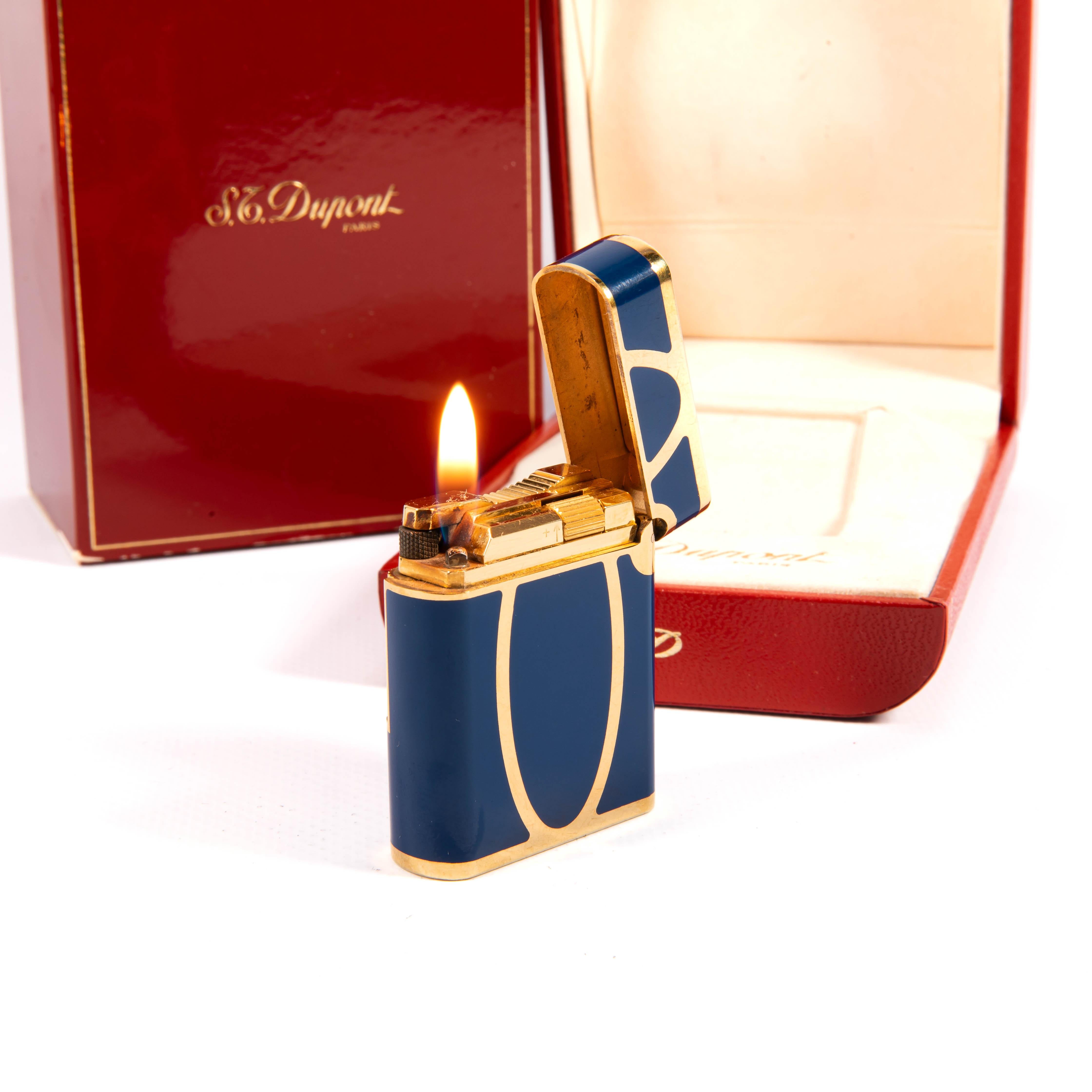 Vintage S.T. DUPONT Soubreny Lighter Laque de Chine in Box 2001 5