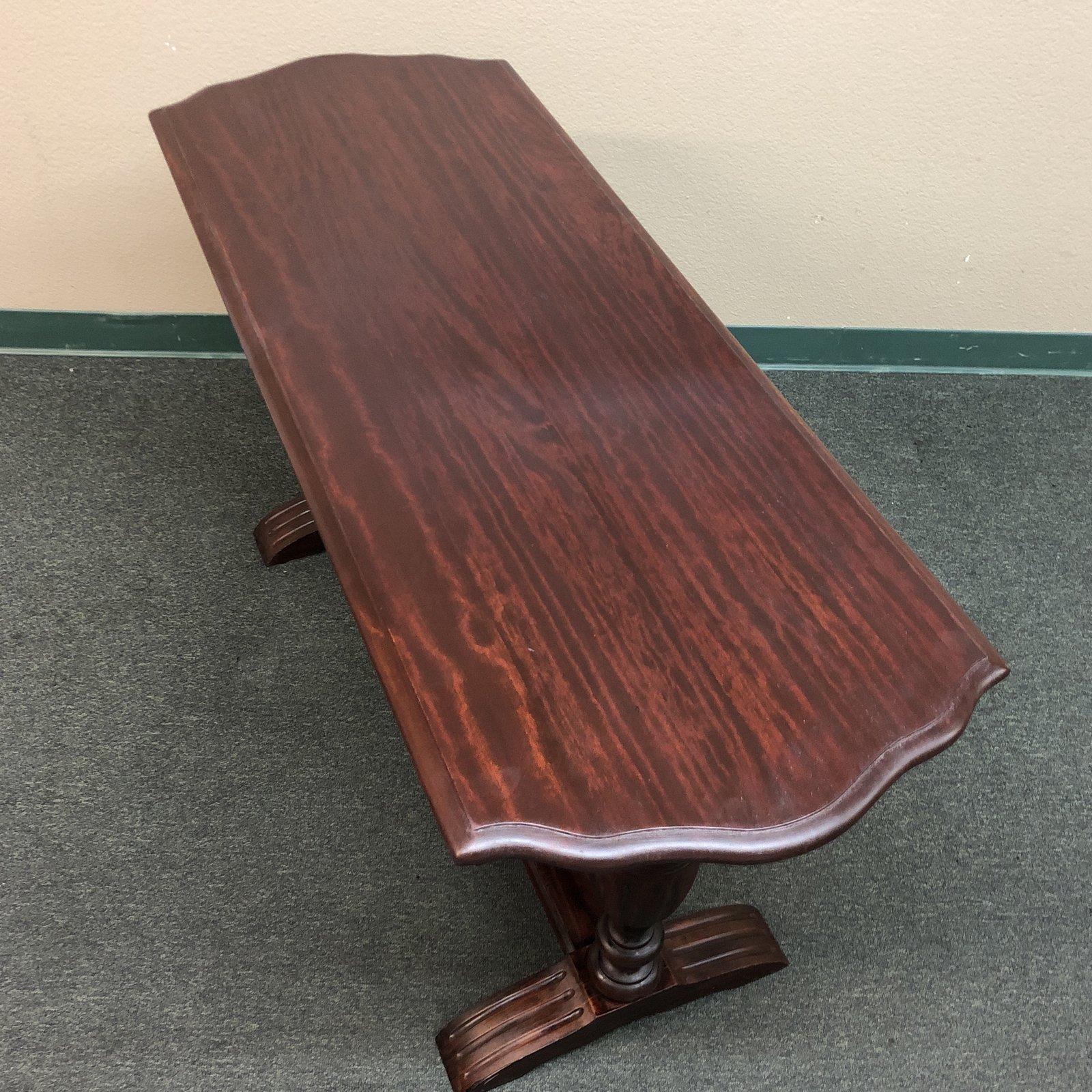 Vintage St. John Company Wood Console In Good Condition For Sale In San Francisco, CA
