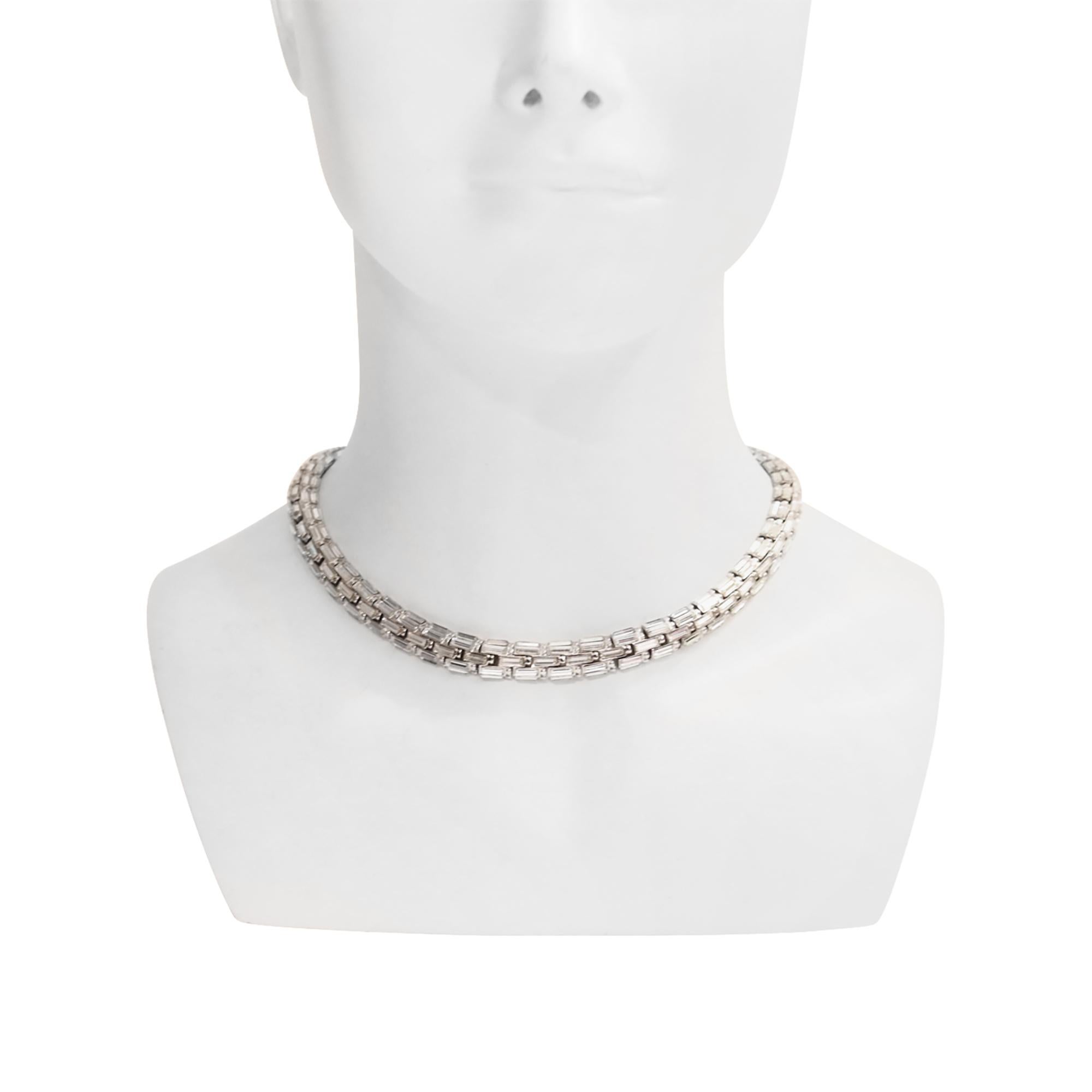 Collana di cristallo vintage di St. Johns, circa anni '90 In condizioni buone in vendita a New York, NY