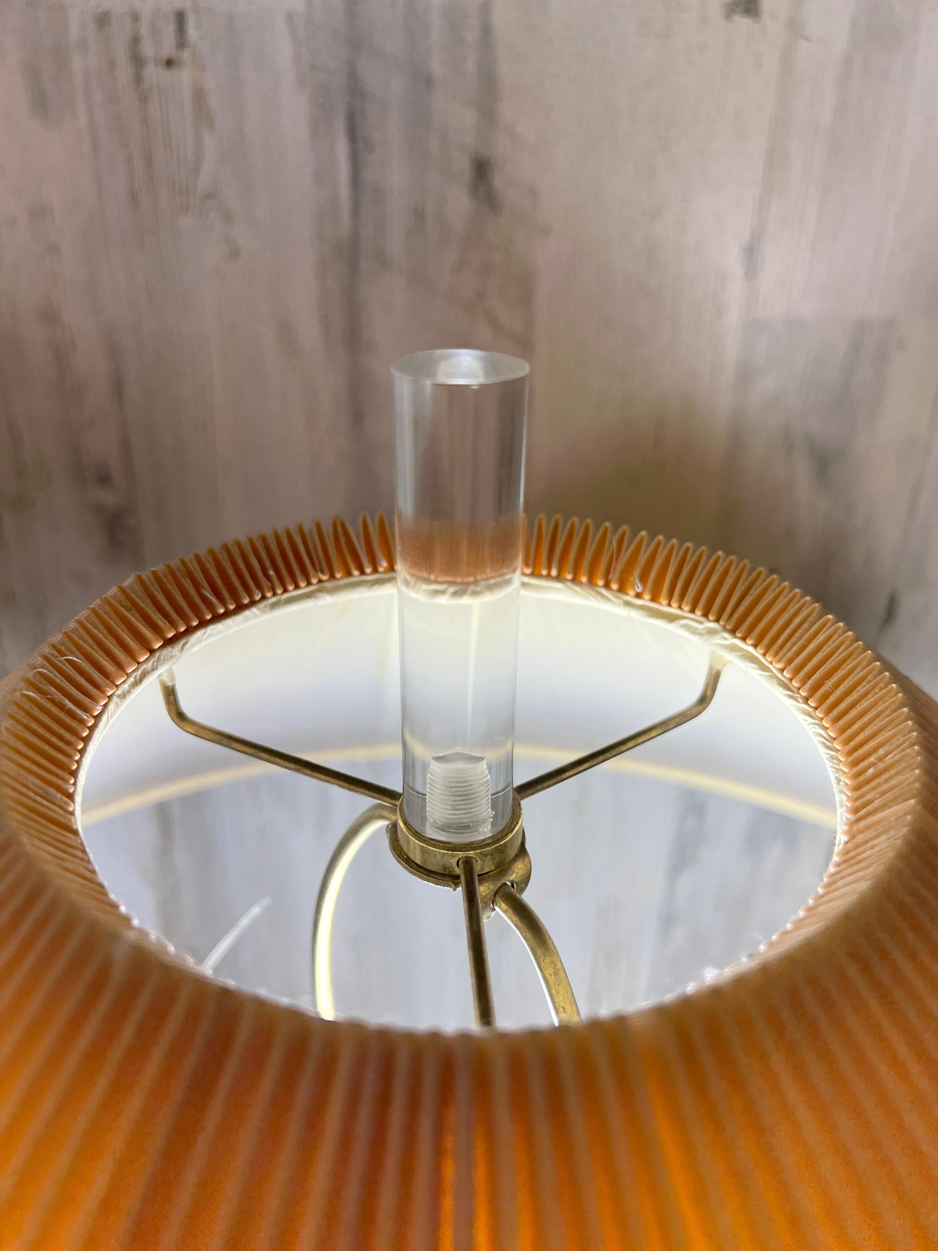 Vintage Stacked Lucite Lamps For Sale 7