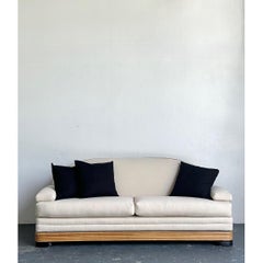 Vintage Stacked Reed Sofa