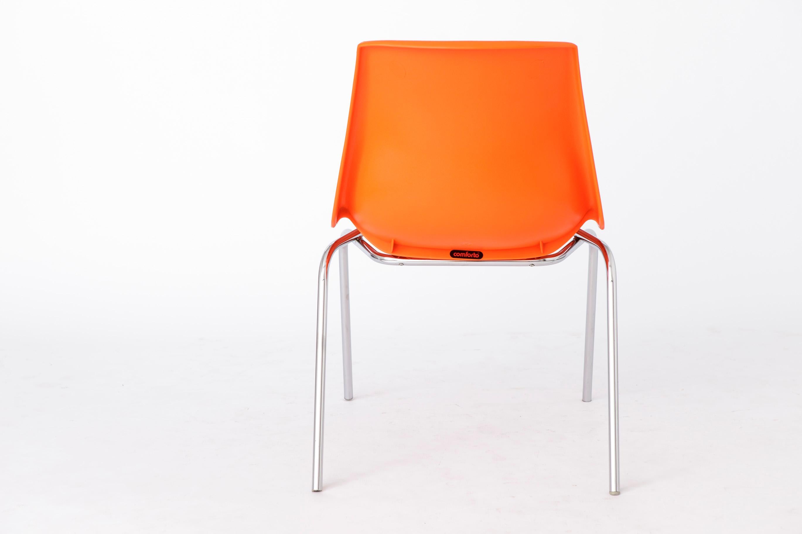 Vintage Stacking Chairs 1970s Germany In Good Condition For Sale In Hannover, DE