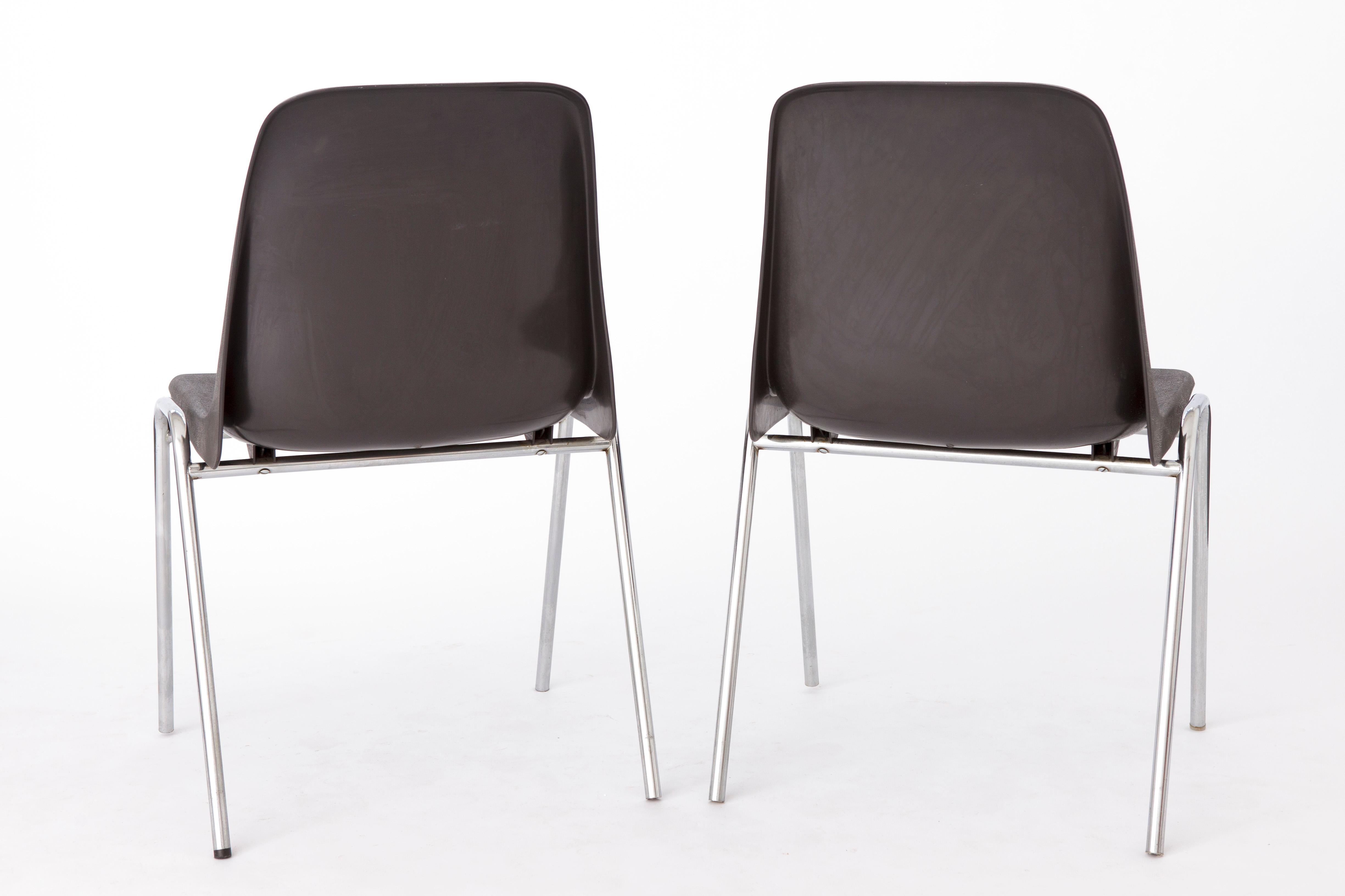 Vintage Stacking Chairs 1970s Germany For Sale 2
