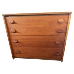 Vintage Stag Cantata Four Drawer Chest of Drawers by John & Silvia Reid For Stag