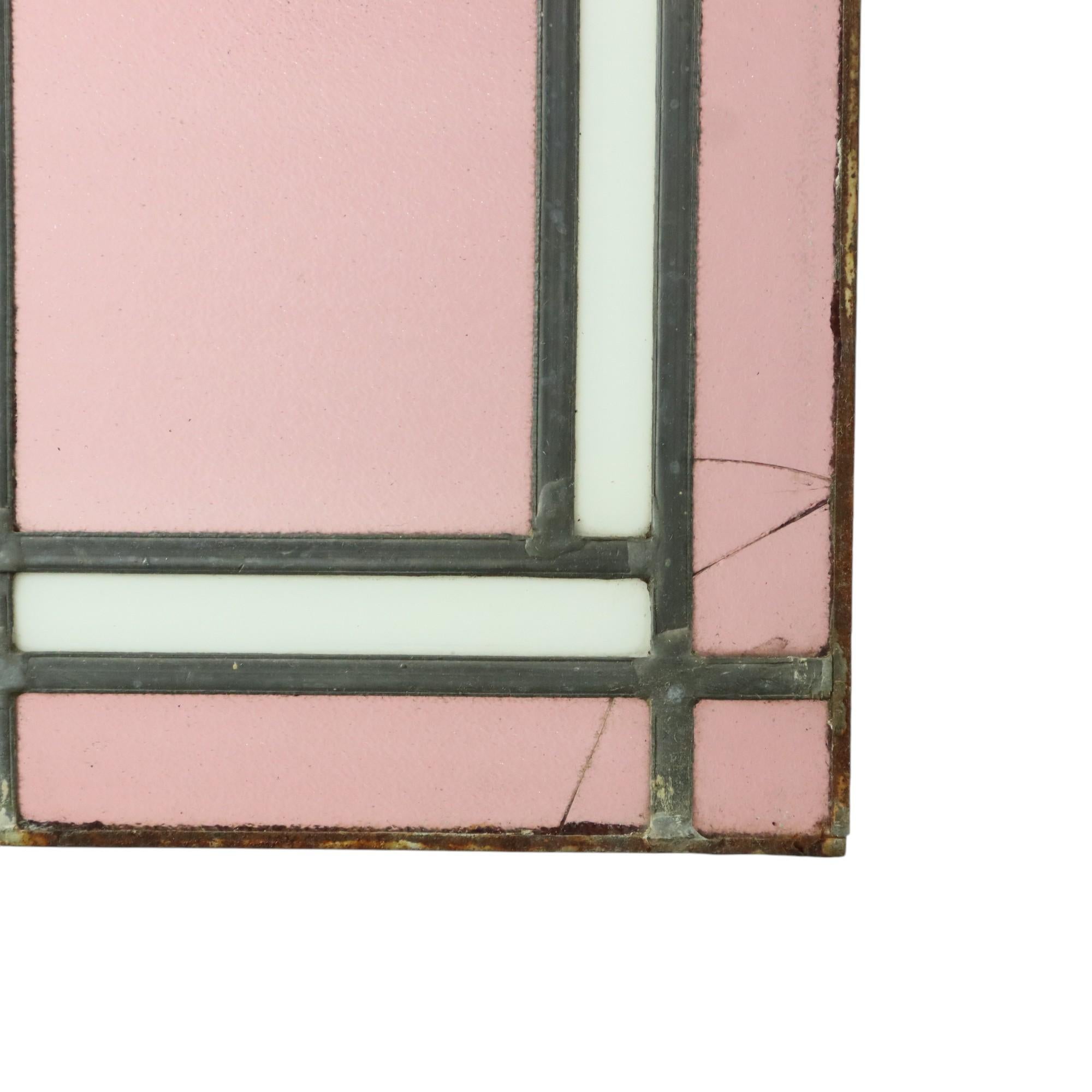 Mid-20th Century Vintage Stained Glass Window Stained Glass Set of 2 Classic Style 92x50cm
