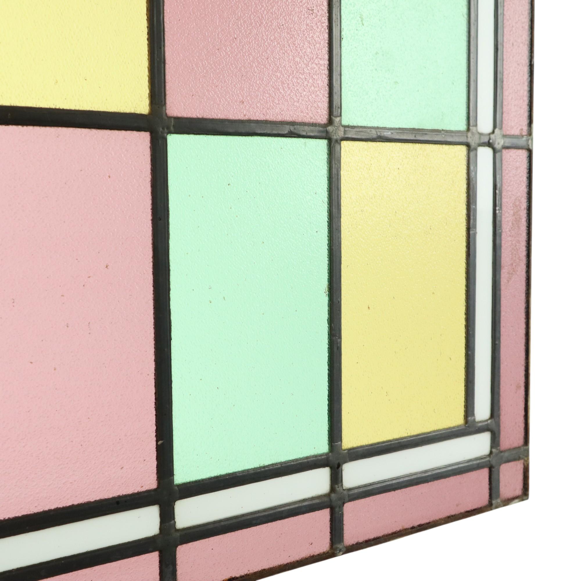 Vintage Stained Glass Window Stained Glass Set of 2 Classic Style 92x50cm 3