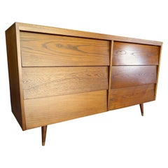 Vintage Stained Oak Dresser